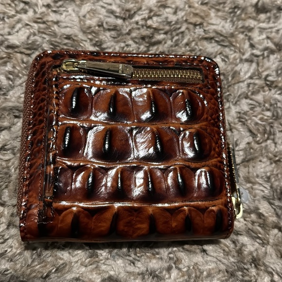 NWOT Brahmin Pecan Mini Suri Croc Wallet - Picture 3 of 5